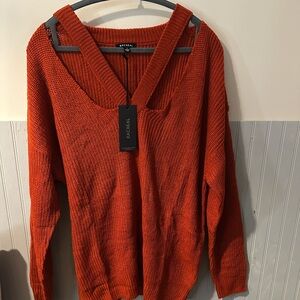 Rachel Women's Orange Sweater